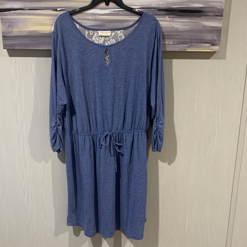 Bobbie Brooks Long Sleeve Blue Dress